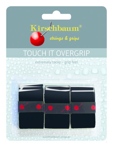 TOUCH IT OVERGRIP x 3 BLACK